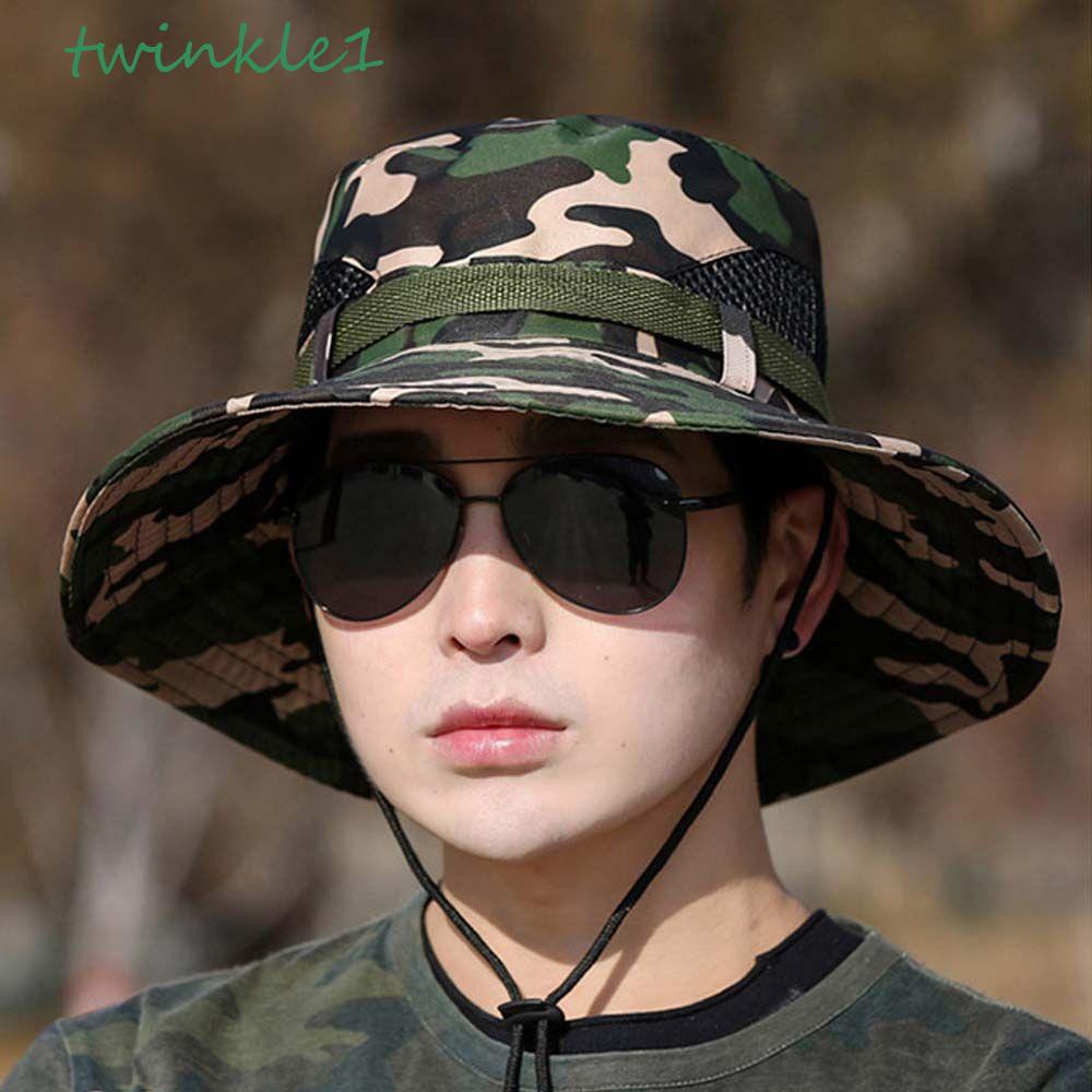 TWINKLE Mũ Tai Bèo Rộng Vành Chống Tia UV Cao Cấp Thời Trang Cho Nam