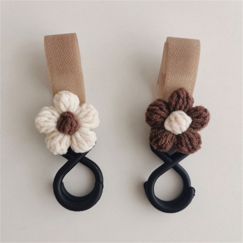 Móc Treo Túi Xách Gắn Xe Đẩy Em Bé Chống Trượt Họa Tiết Hoạt Hình Dễ Thương