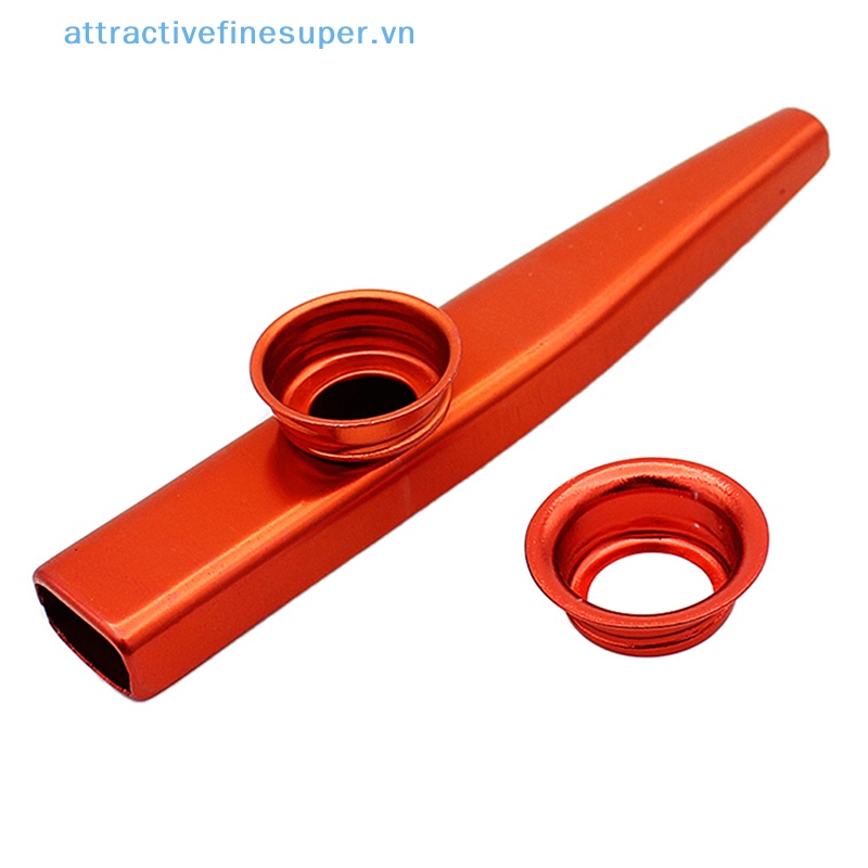 Afs Nhạc Cụ Sáo Kazoo Bằng Kim Loại 6 Màu Quà Tặng Cho Trẻ Em