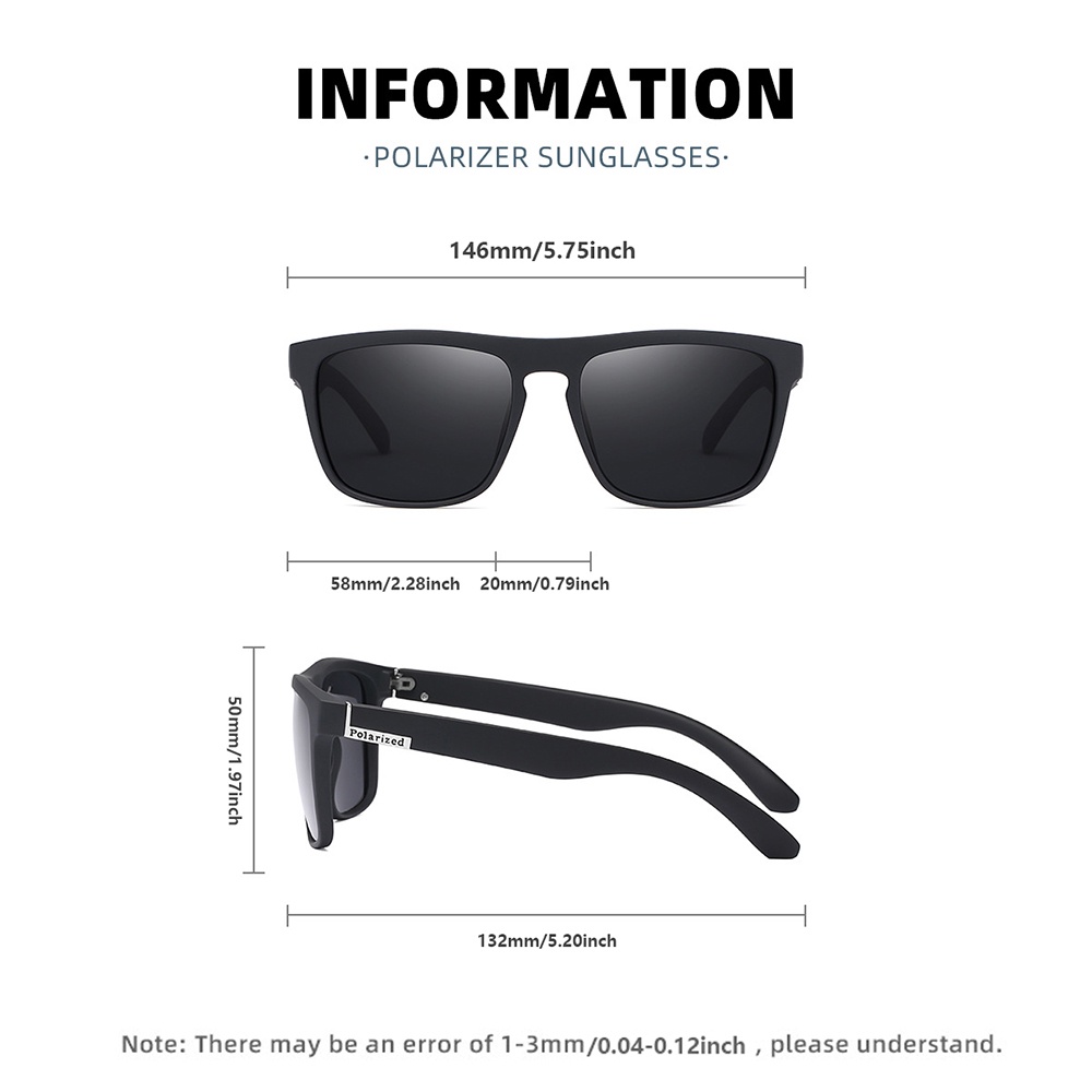 Kính Mát Phân Cực Chống Tia UV400 Kiểu Dáng Thể Thao Cho Nam