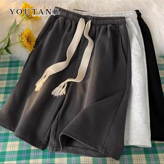 Quần Short Thể Thao Ống Rộng Màu Trơn Thời Trang Nam Tính