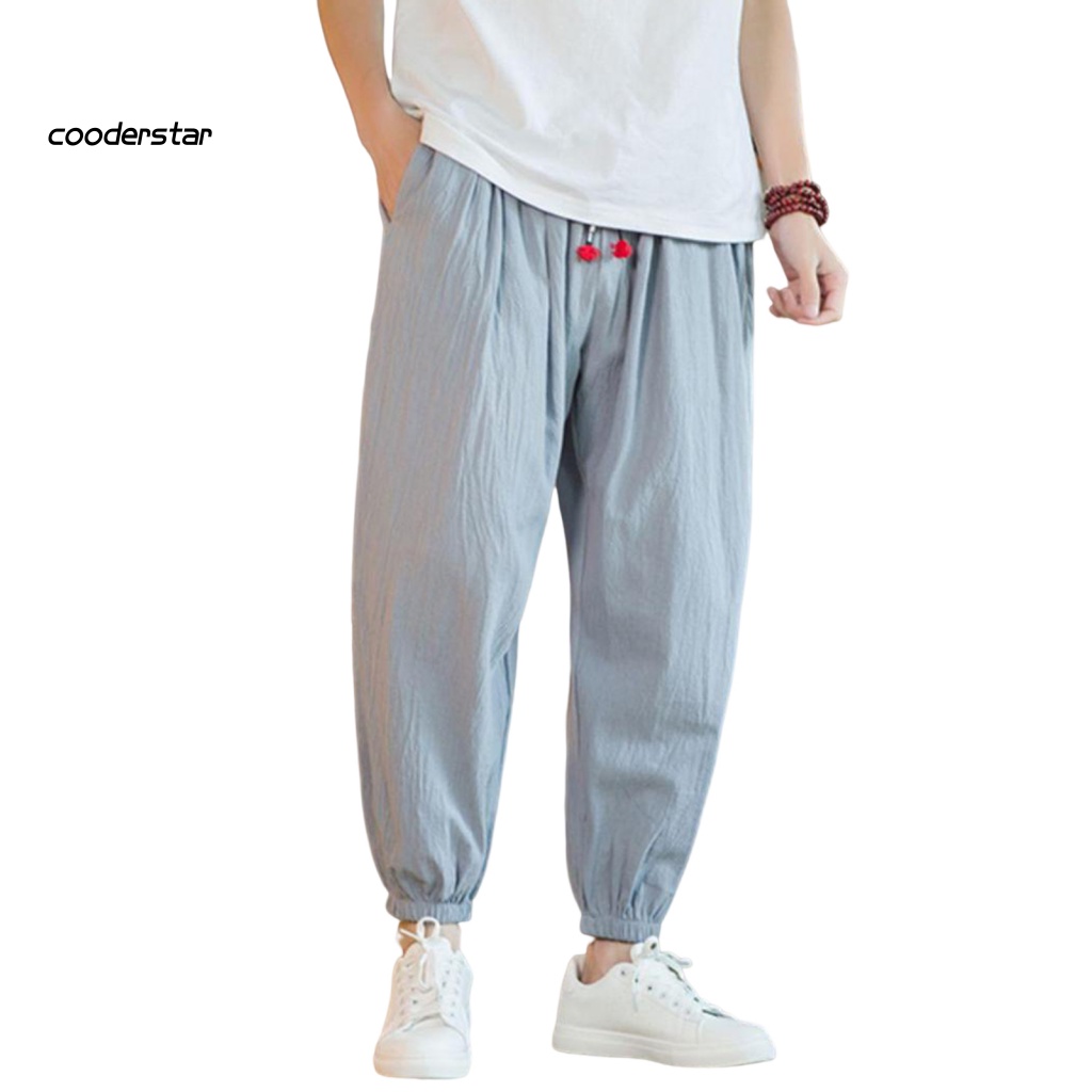 Quần Dài Lưng Thun Màu Sắc Thời Trang Mùa Hè Cho Nam