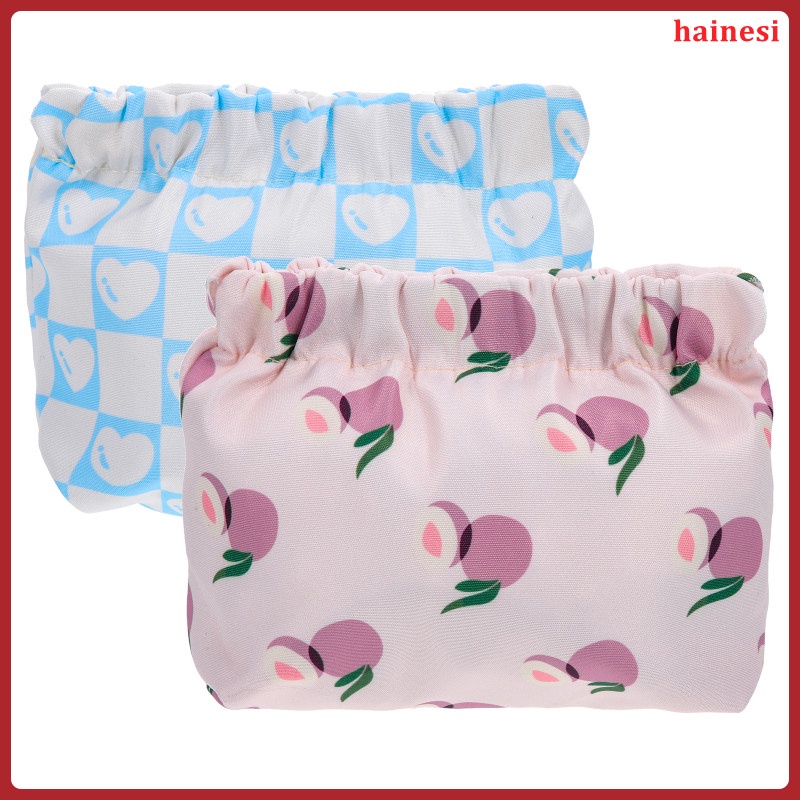 Set 2 Túi Đựng Đồ Trang Điểm Raj T400 Chất Liệu Vải Oxford Tổng Hợp In Họa Tiết