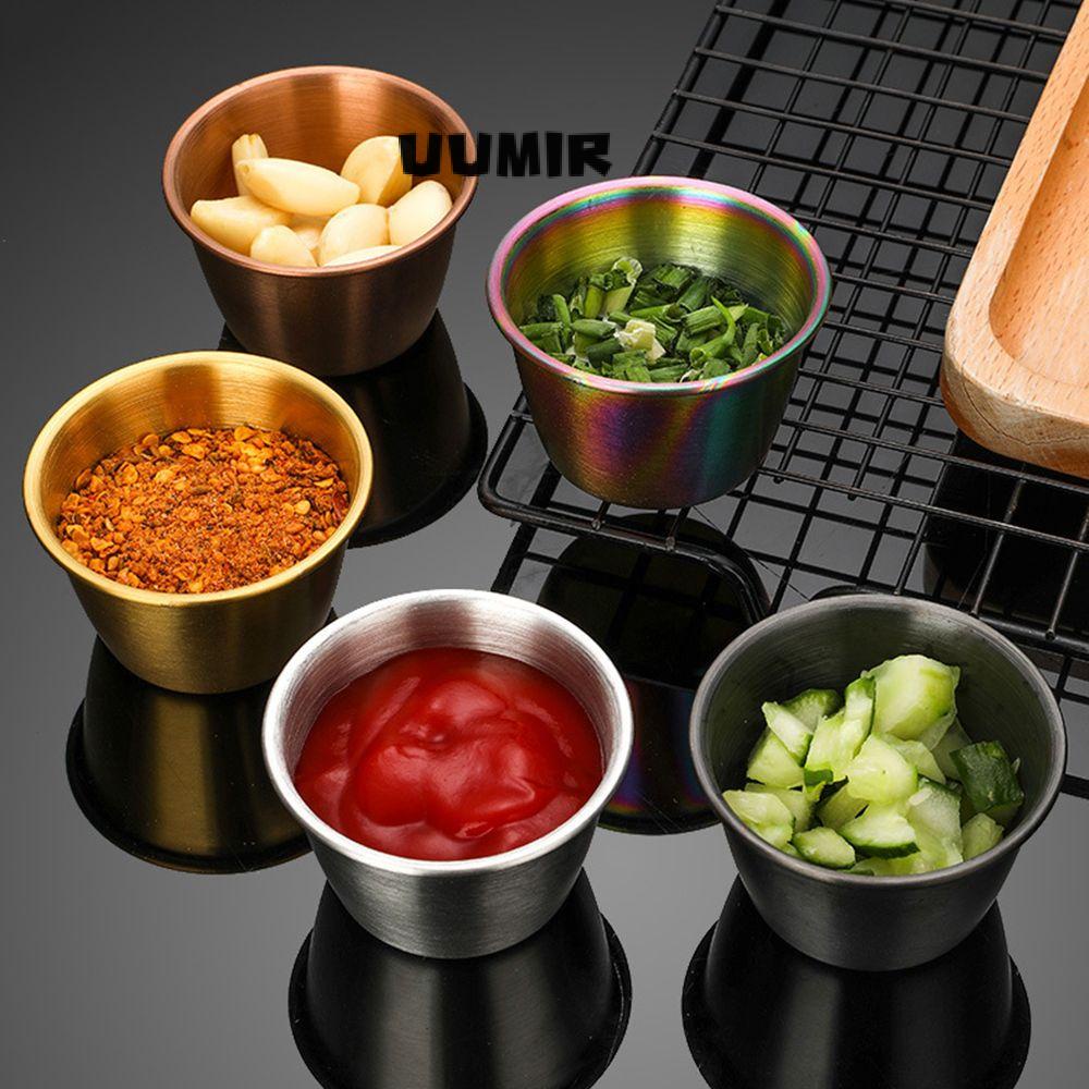 UUMIR Set 2 Cốc Đựng Nước Sốt Mini Tiện Dụng Cho Nhà Bếp / Nhà Hàng