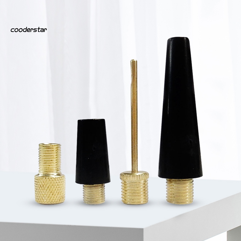 Bộ 4 Dụng Cụ Bơm Hơi Mini Chống Ăn Mòn Tiện Dụng Cho Xe Đạp