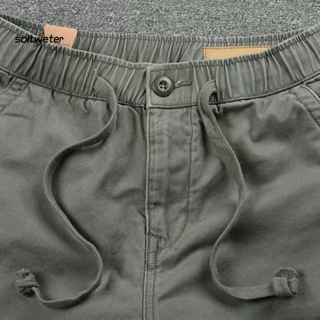 Quần Short Dây Rút Màu Sắc Thời Trang Mùa Hè Cho Nam