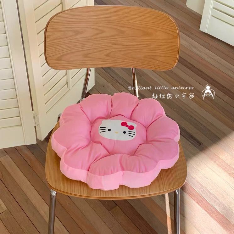Đệm Lót Ghế Ngồi Mềm Mại Hình Hello Kitty Đáng Yêu