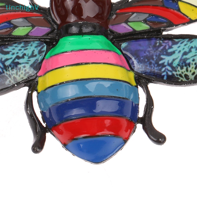 Ghim Cài Áo Hình Chú Ong Tráng Men Nhiều Màu Sắc Thời Trang Cho Nữ