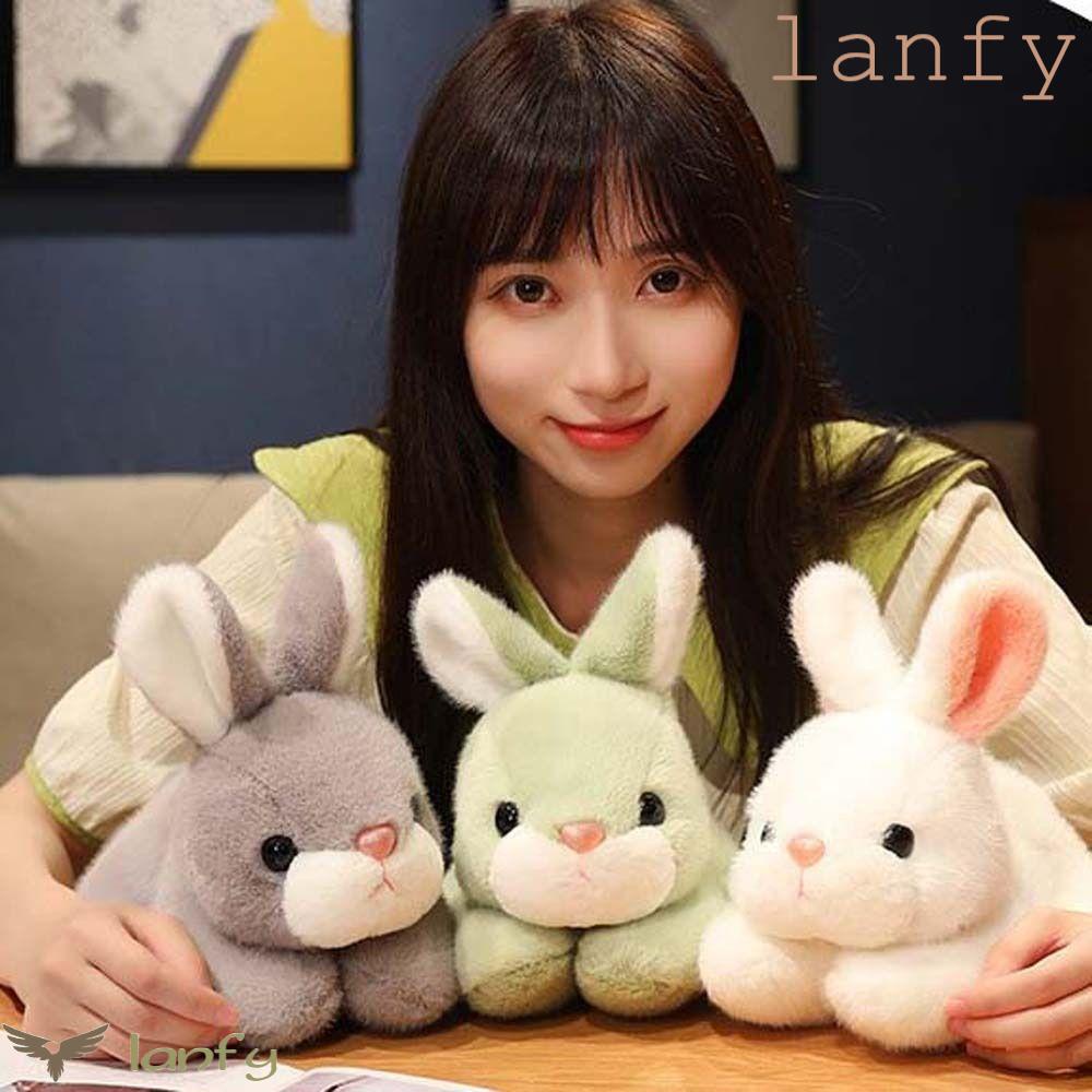 LANFY Thỏ Nhồi Bông Mềm Mại Trang Trí Nhà Cửa