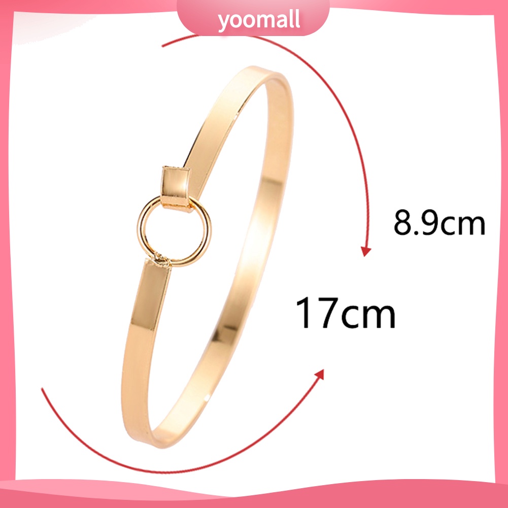 Vòng Đeo Tay Mở Kiểu Dáng Đơn Giản Thời Trang Dành Cho Nữ