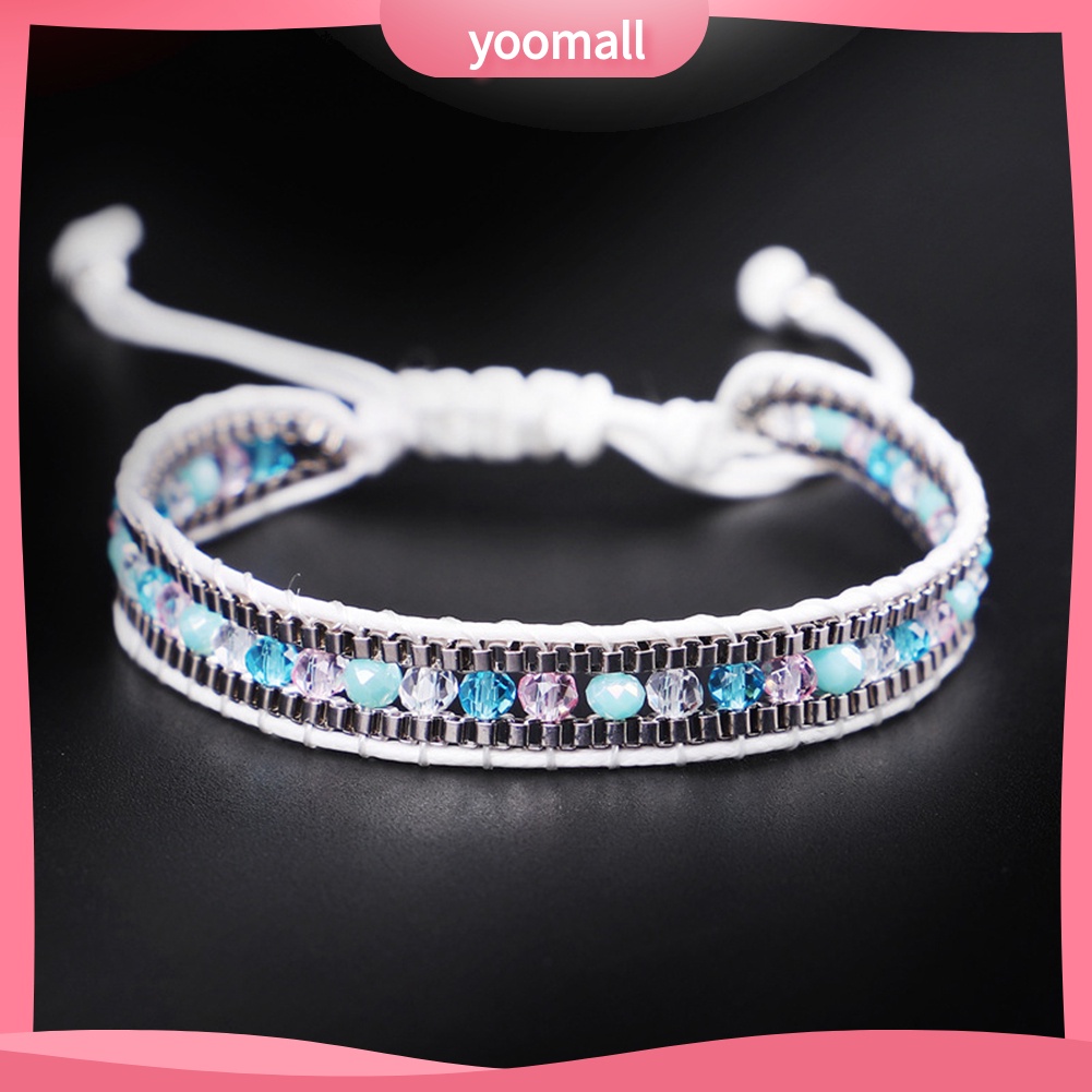 Vòng Tay Dây Sáp Xỏ Hạt Phong Cách Bohemian Thời Trang Đi Biển Mùa Hè Cho Nữ