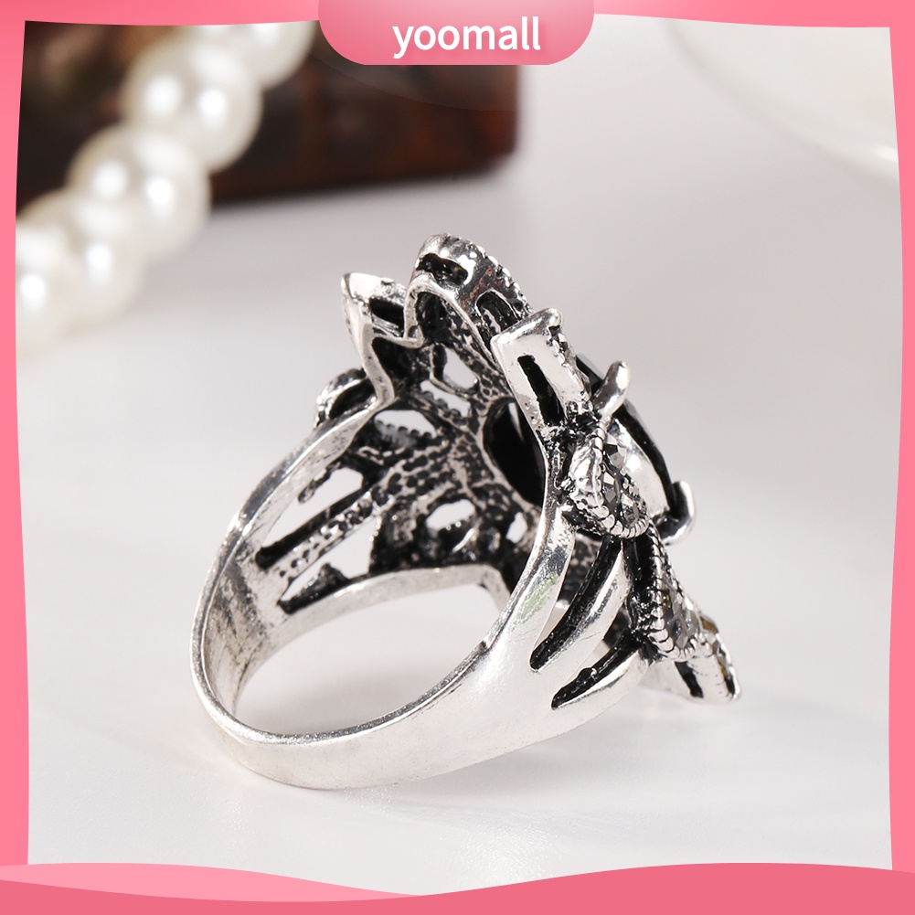 Nhẫn Hợp Kim Mặt Hoa Phong Cách Vintage Thời Trang Dành Cho Nữ