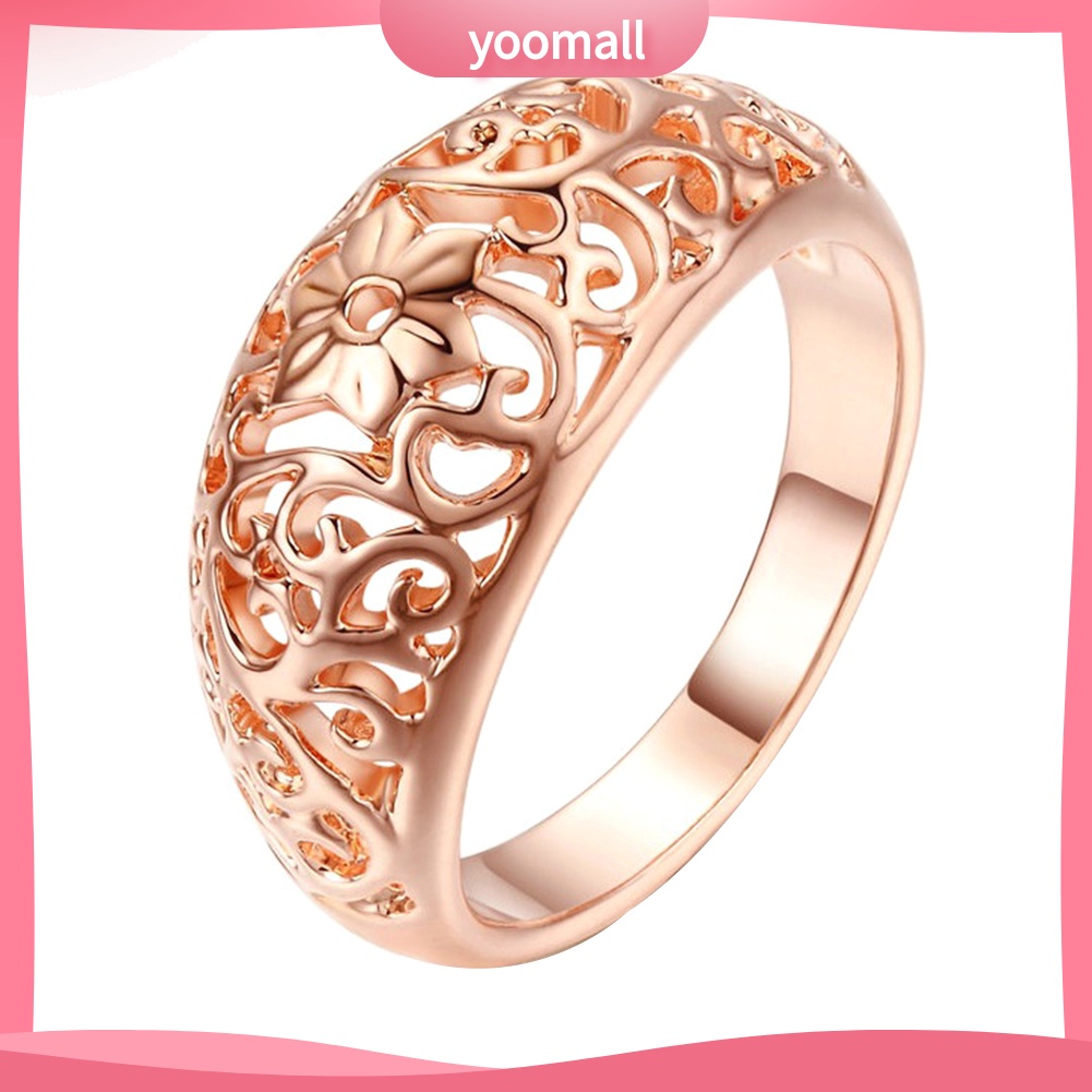 Nhẫn Đính Hôn Hình Hoa Thời Trang Cho Nữ