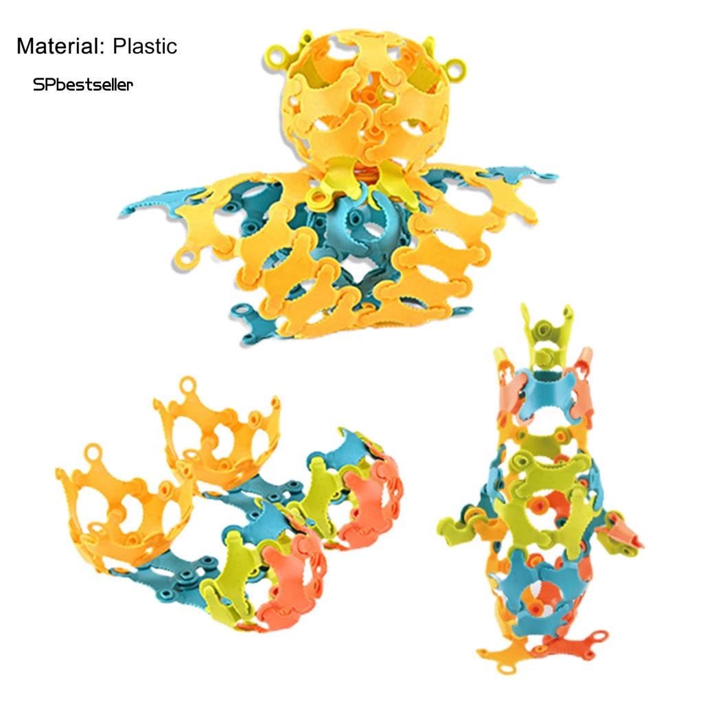 1 Bộ Đồ Chơi Xây Dựng DIY Bắt Mắt Cho Bé