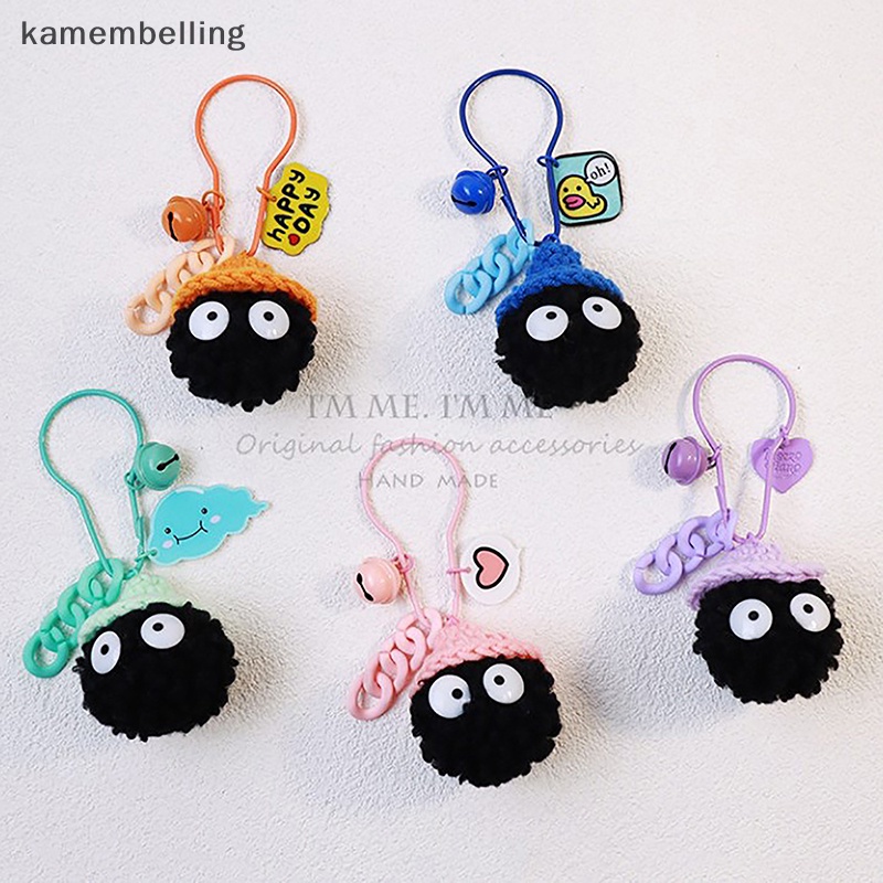 Kamembelling Móc Khóa Xe Hơi / Túi Xách Họa Tiết Hoạt Hình Spirited Away Totora Thủ Công Susuwatari Nhật Bản Cho Nữ