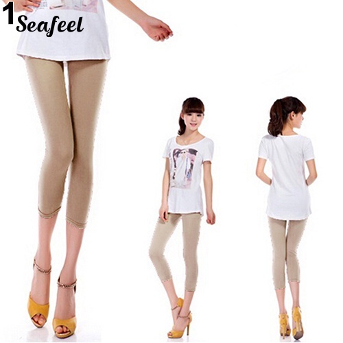 Quần Lửng Ôm Dáng Màu Sắc Kẹo Ngọt Dành Cho Nữ Tập Yoga Chạy Bộ