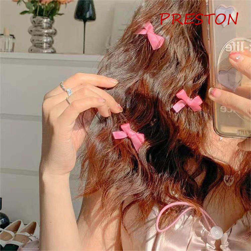 Kẹp Tóc Y2K Đính Nơ Phong Cách Hàn Quốc Ngọt Ngào Cho Nữ