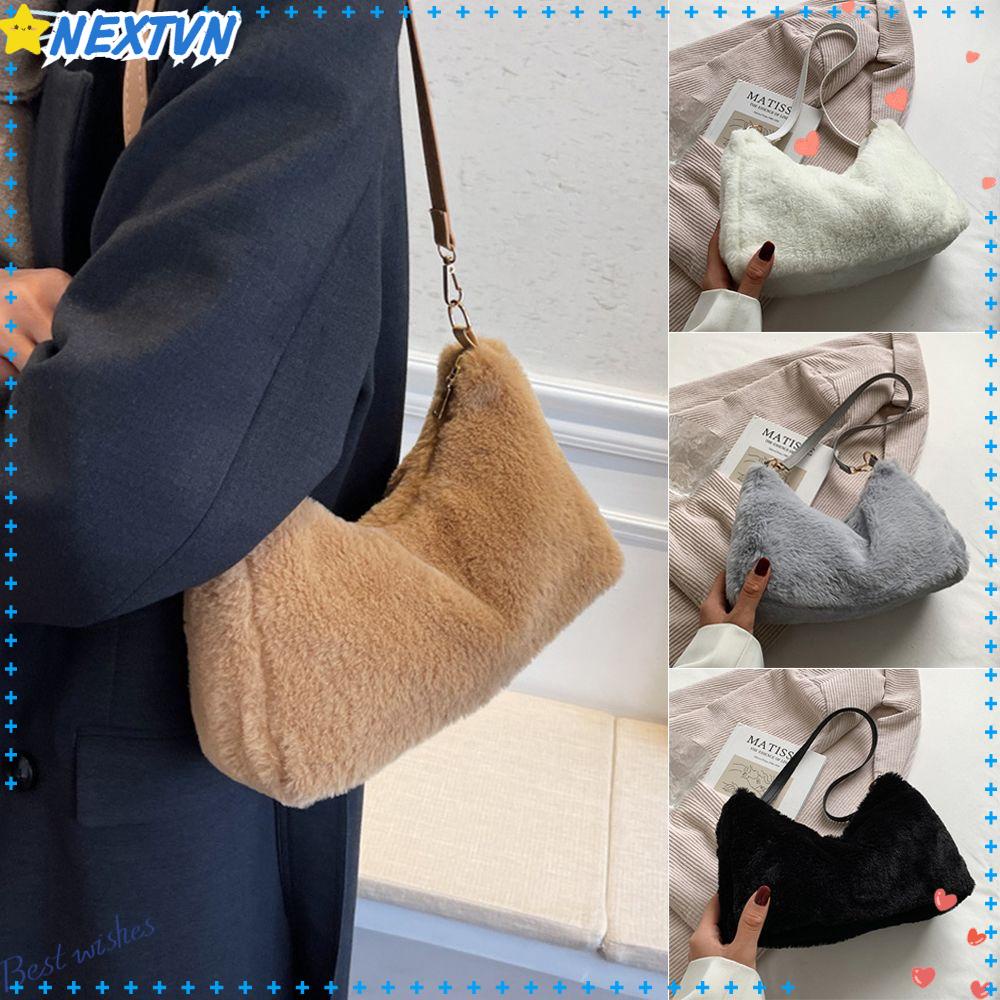 Túi Xách Đeo Vai Phủ Lông Thời Trang Sành Điệu