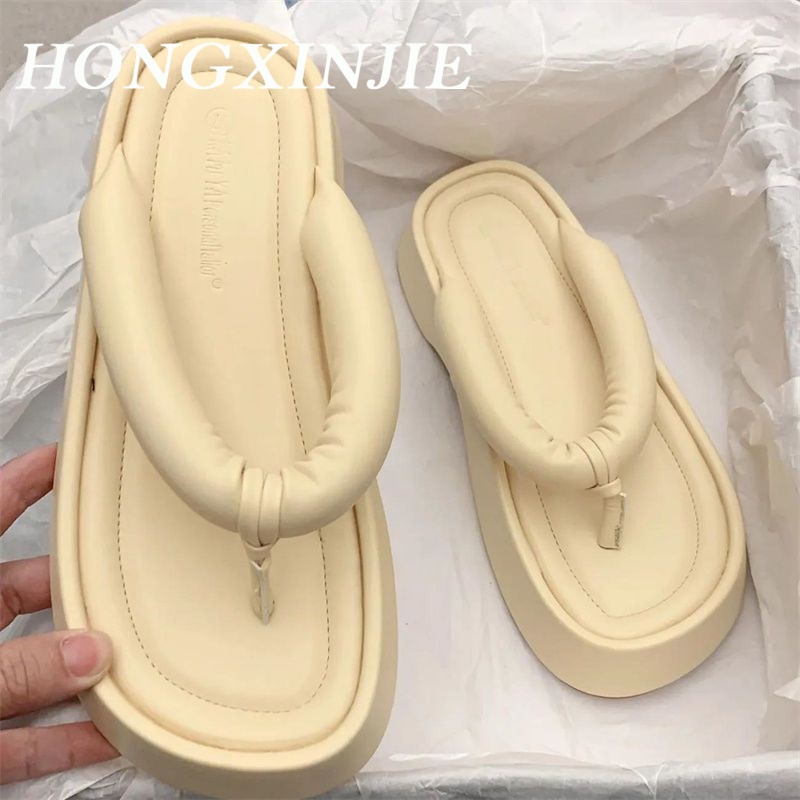 HONGXINJIE dép sandal nữ dép đế cao Xu hướng thời trang năm 2023NEW  HOTSALE 071311