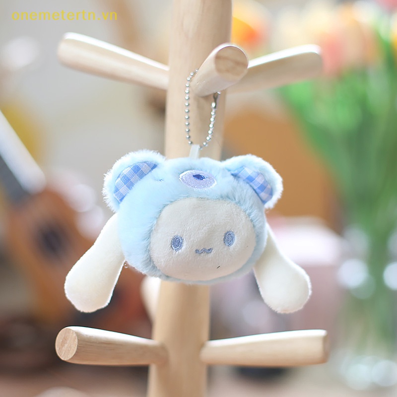 Onemetertn Móc Khóa Hello Kitty Sanrio Kuromi Cinnamoroll Nhồi Bông Đáng Yêu