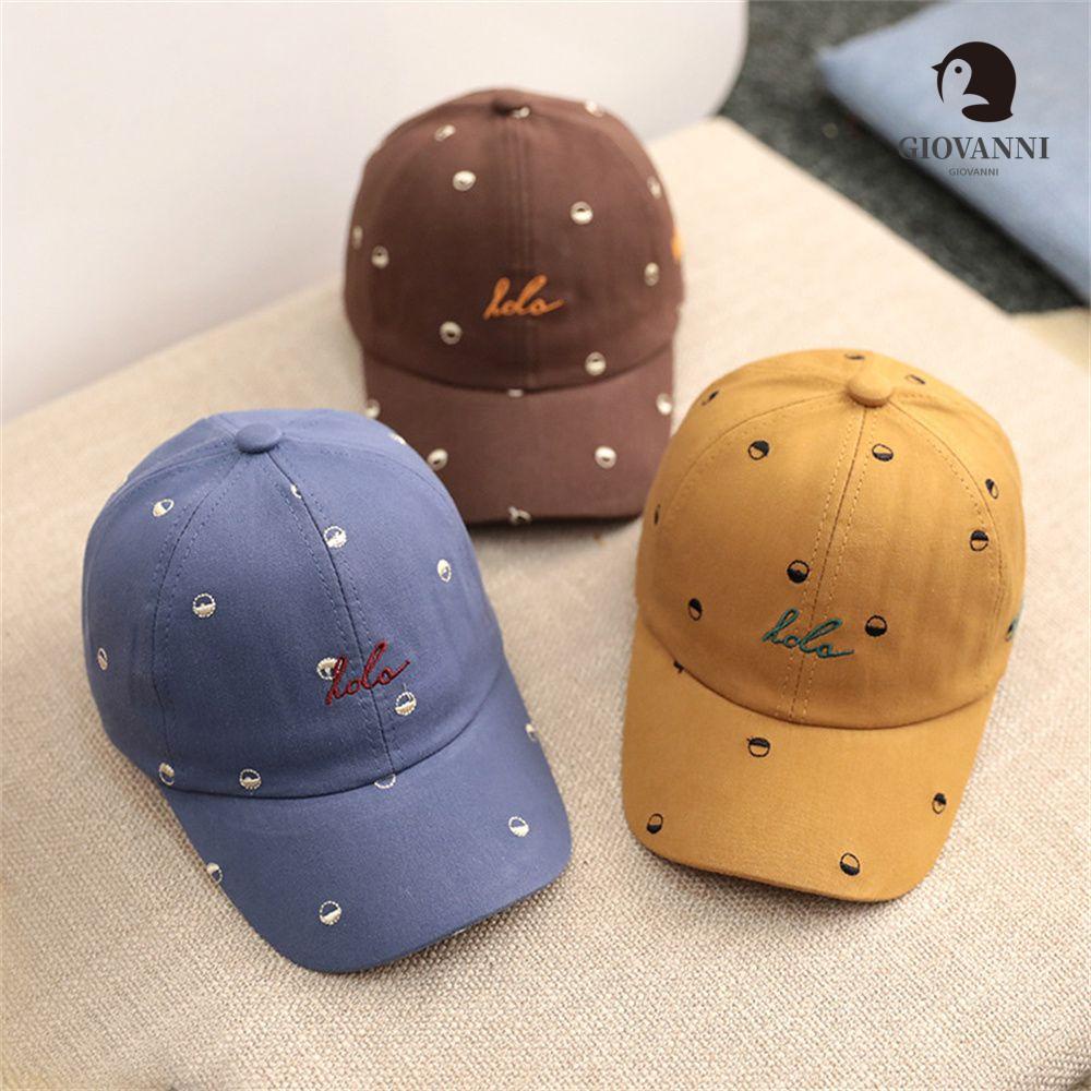 Mũ Lưỡi Trai Chất Liệu Cotton Mềm Mại Chống Nắng In Chữ Thời Trang Mùa Hè Cho Bé