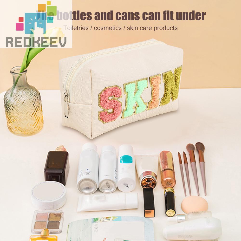 Túi Đựng Mỹ Phẩm Da PU Sức Chứa Lớn Tiện Dụng Cho Nữ