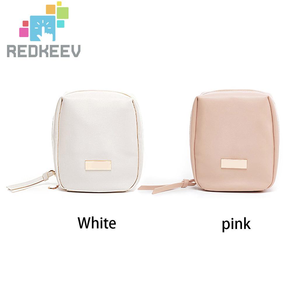 Túi Da PU Đựng Mỹ Phẩm Sức Chứa Lớn Tiện Dụng Cho Nữ