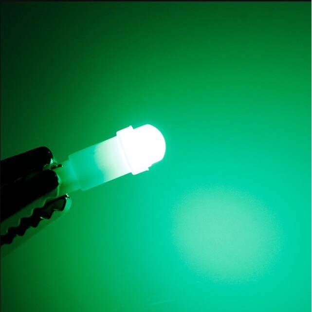 Bộ 10 Đèn LED T5 W1.2W W3W 4014 Siêu Sáng Cho Xe Hơi