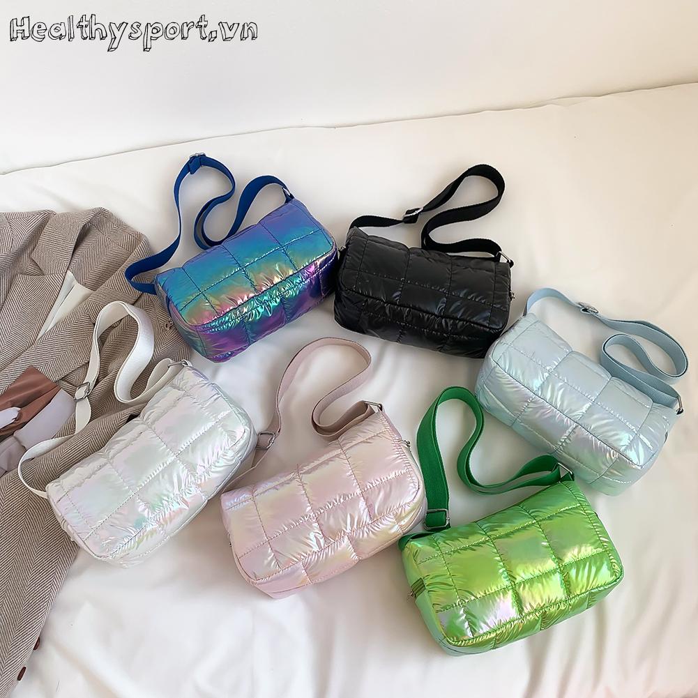 Túi Đeo Chéo Chất Liệu Nylon Thời Trang Mùa Đông Cho Nữ