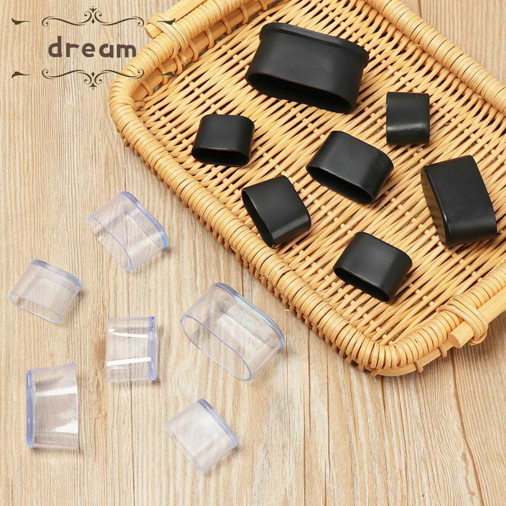 【DREAMLIFE】Chair Leg Cap Floor Protectors For Outdoor Furniture Garden Patio Rubber