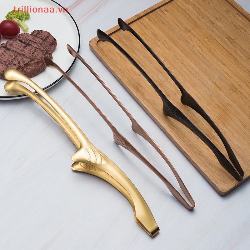 Kẹp Gắp Thức Ăn Bằng Thép Không Gỉ Tiện Lợi