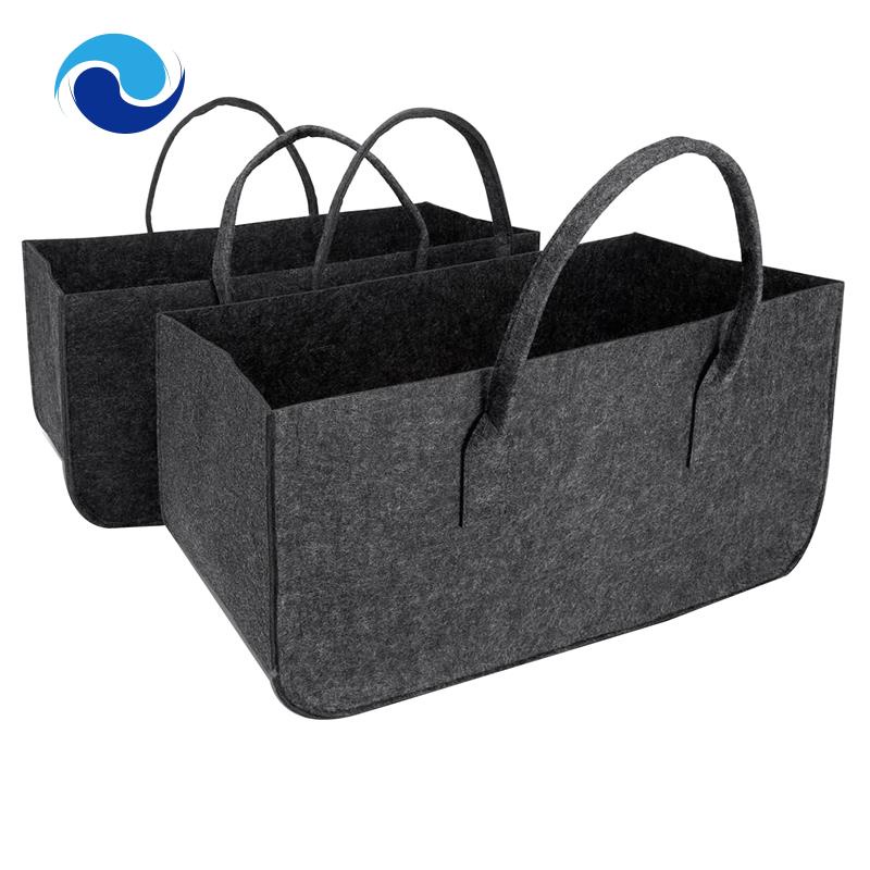 Set 2 Túi Nỉ Đựng Củi / Gỗ / Báo / Củi Kích Thước 50X25X25 cm Tiện Dụng