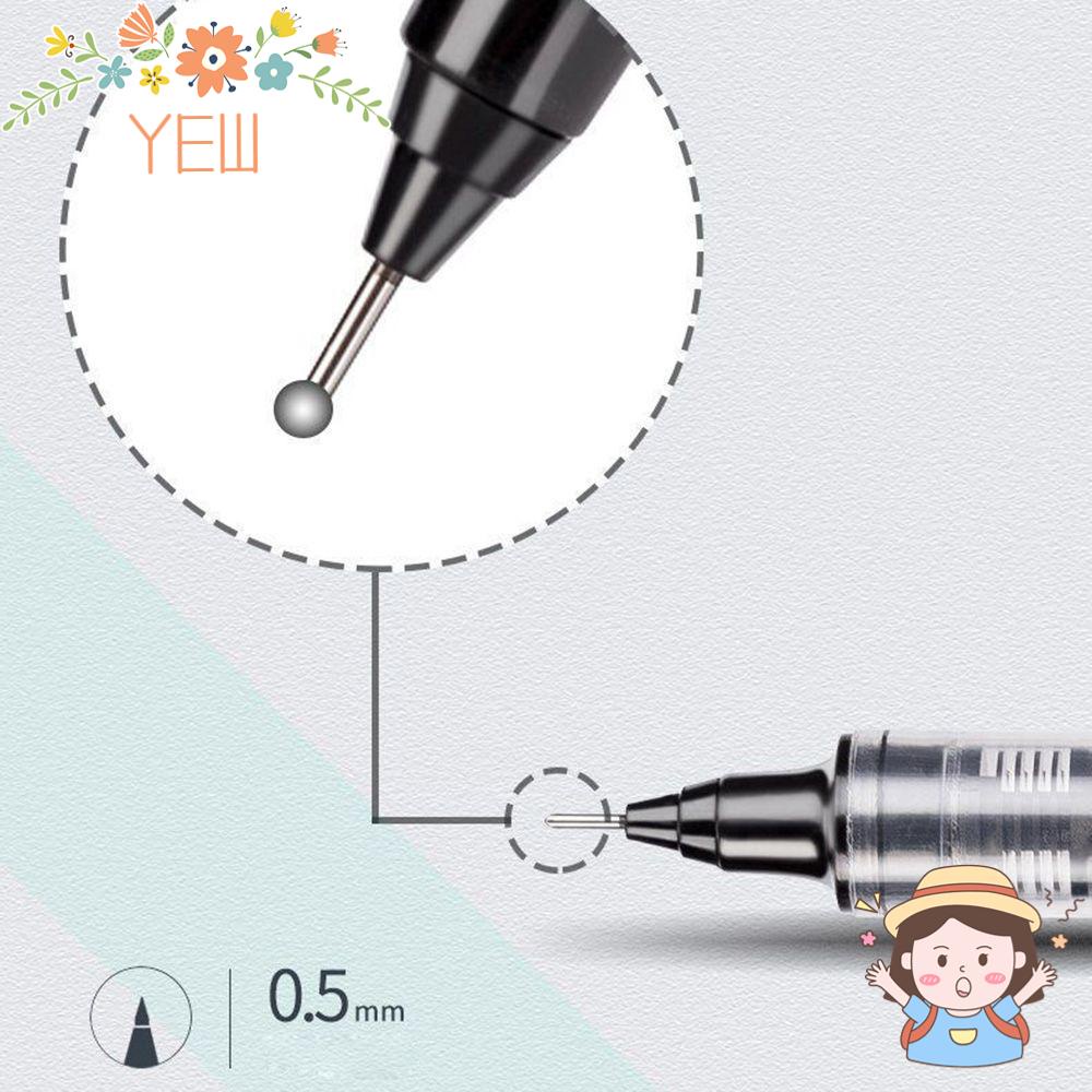 Bút Mực Gel Ống Kim Toàn Diện Đầu 0.5mm Chất Lượng Cao