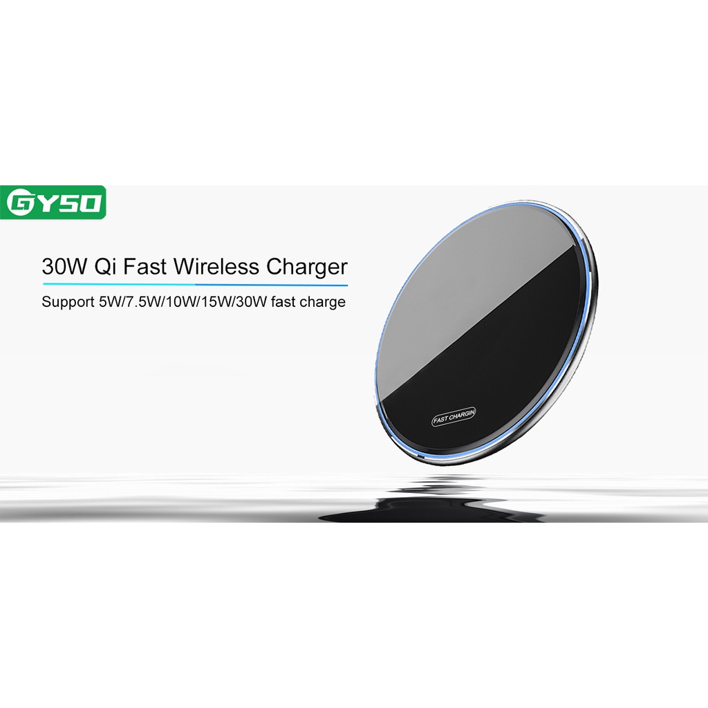 Đế Sạc Không Dây 30W Cho iPhone 14 13 12 11 Pro Max X 8 Samsung S21 S20 S10 S9 Xiaomi