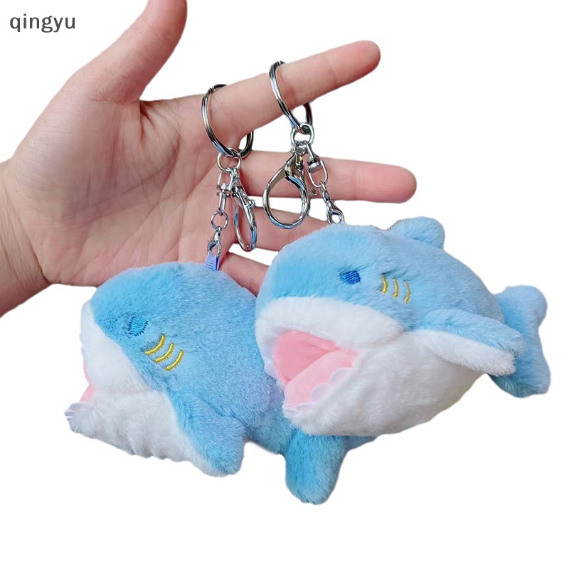 Mới 1 Cá Mập Nhồi Bông 12cm Trang Trí Chìa Khóa