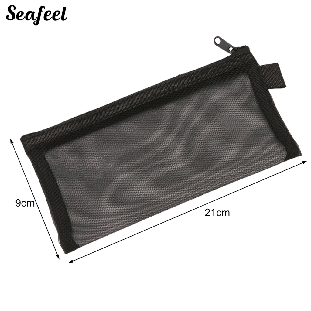 Túi Đựng Bút Chì Sức Chứa Lớn Có Khóa Kéo Có Thể Tái Sử Dụng Cho Học Sinh