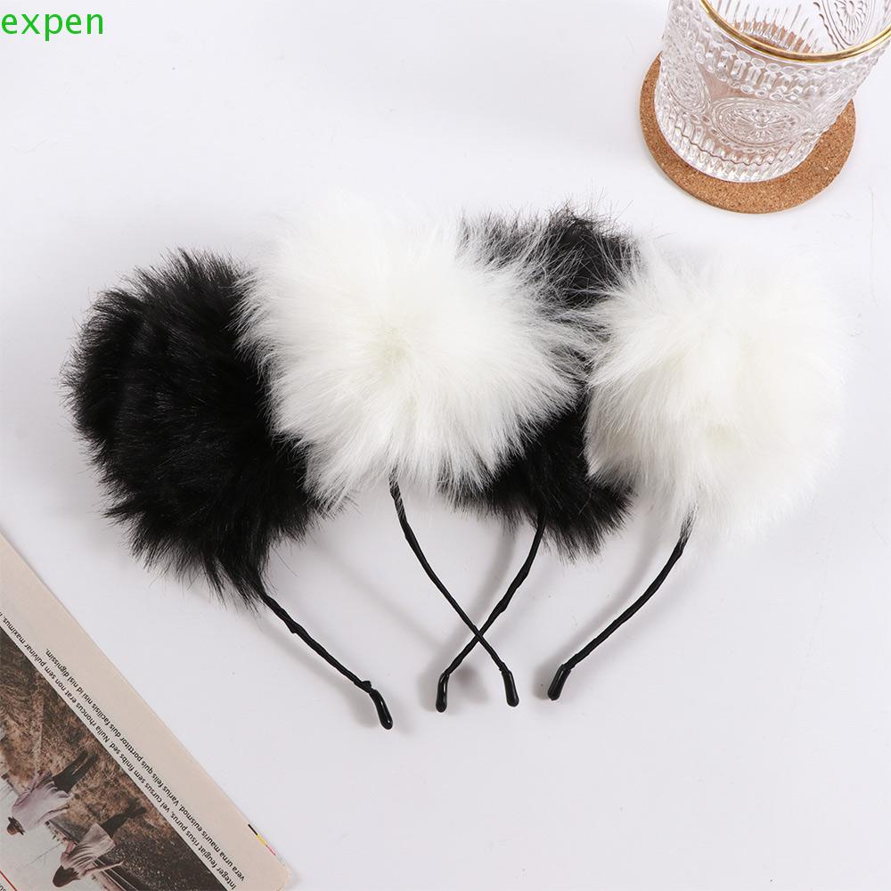 Băng Đô Cài Tóc Hình Tai Mèo Bằng Vải Bông Chống Trượt Đính Chuông Nhiều Màu Sắc Phong Cách Lolita Hàn Quốc Cho Nữ