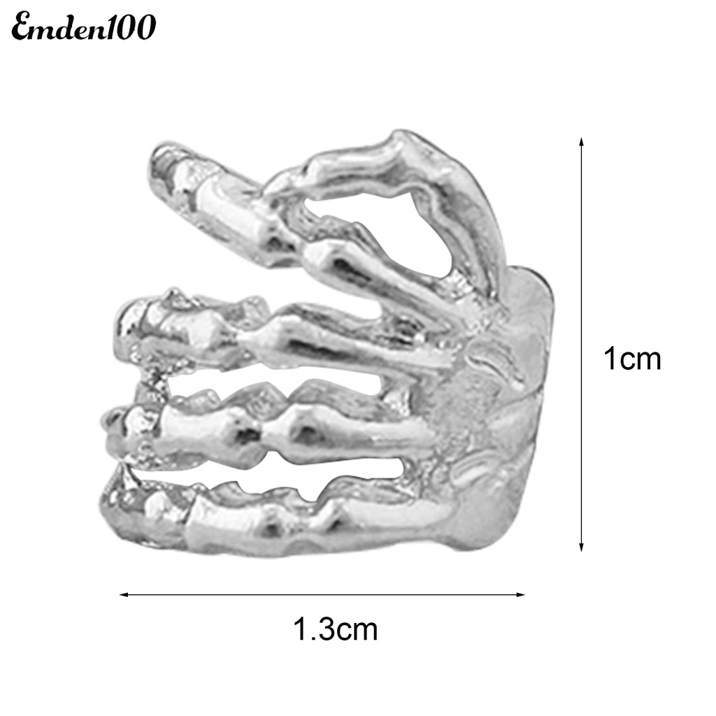 1 Khuyên Kẹp Vành Tai Hình Bộ Xương Cá Tính