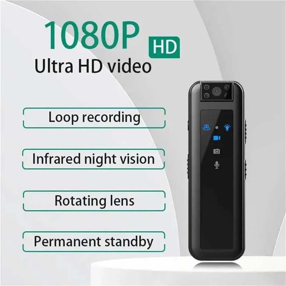 Cs07 1080p Tầm Nhìn Ban Đêm Mini Dv Camera Chuyển Động Camera Di Động Ngoài Trời Nhỏ Cơ Thể Con Người Video Thực Thi Pháp Luật Đầu Ghi