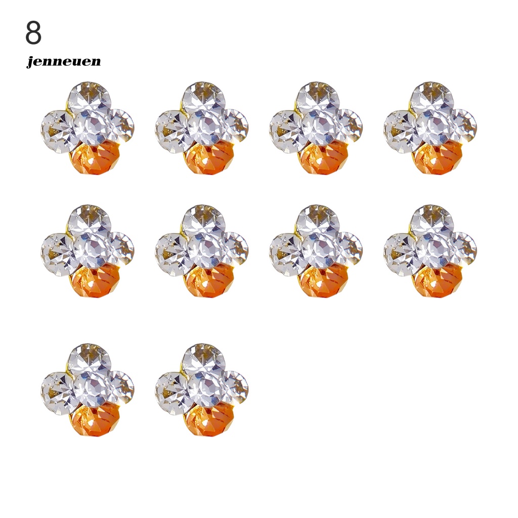 Set 10 Hạt Cườm Đá Mini Trang Trí Móng Tay Nghệ Thuật Sáng Tạo