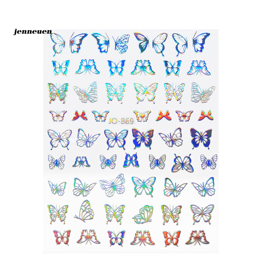 Miếng Dán Trang Trí Móng Tay Lấp Lánh Nhiều Màu Sắc