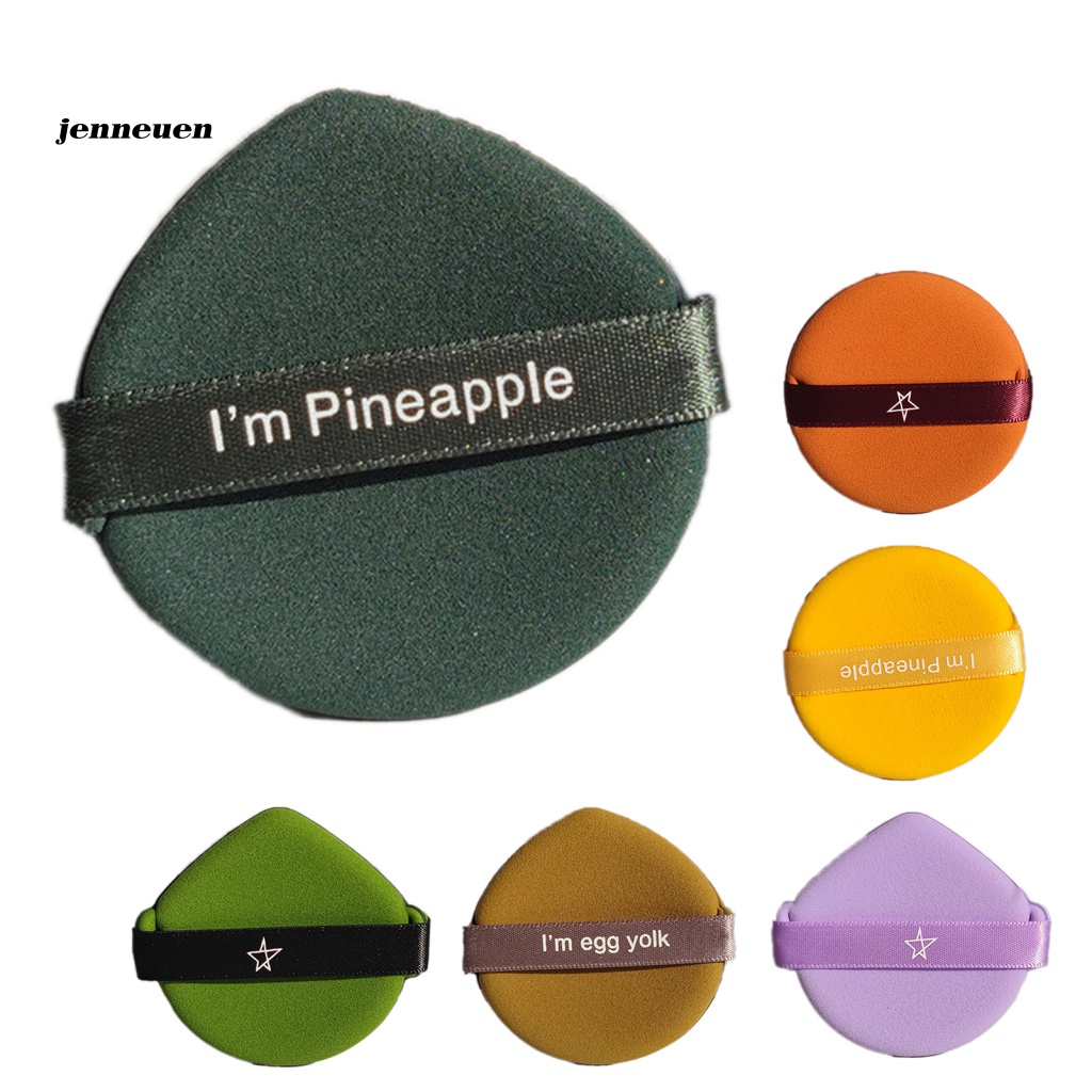 Mút Trang Điểm Hai Mặt Độ Đàn Hồi Cao Thiết Kế Thoáng Khí Họa Tiết Dâu Tây Xinh Xắn