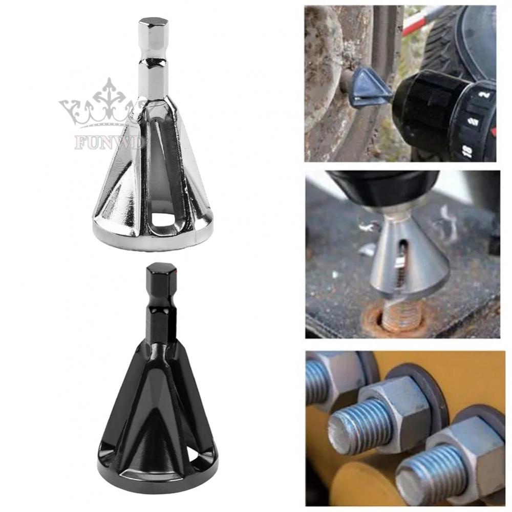 【FUNWD】Chamfer Tool 1/4'' Hex Shank CR12MOV Deburring External High Hardness