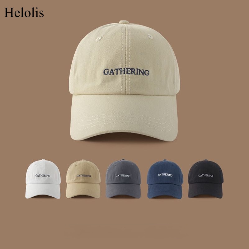 Mũ Lưỡi Trai Mềm Thêu Chữ Helolis Hiện Có 6 Màu