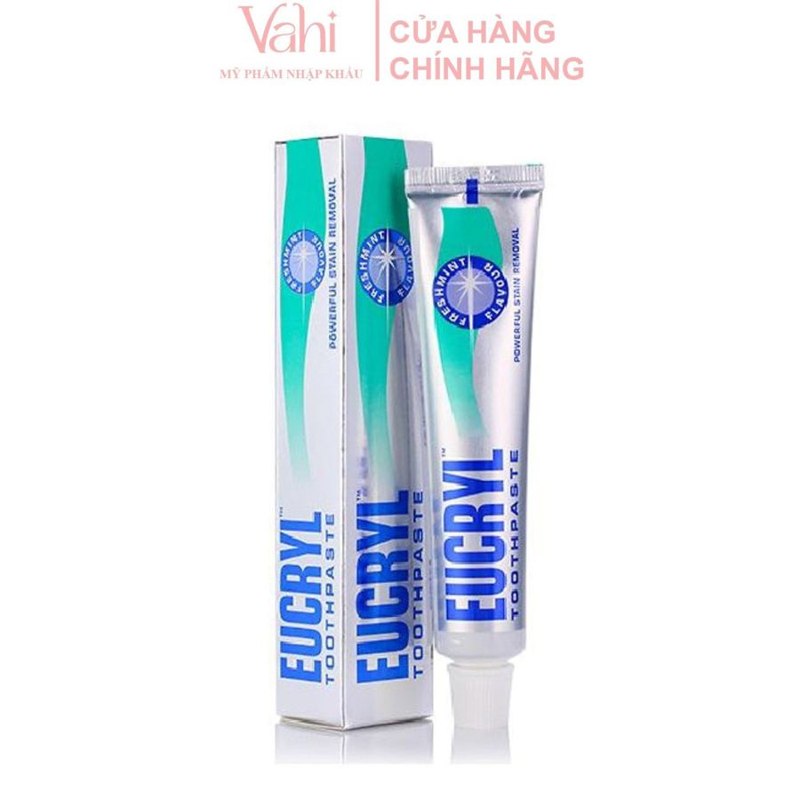 Kem đánh trắng răng Eucryl Toothpaste Freshmint