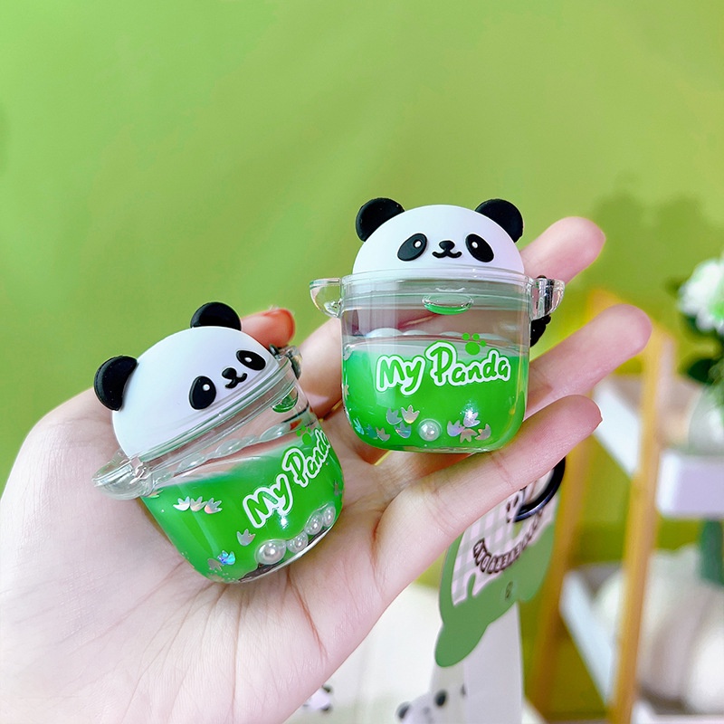 Móc Chìa Khóa Hình Gấu Trúc Bằng Acrylic Dễ Thương