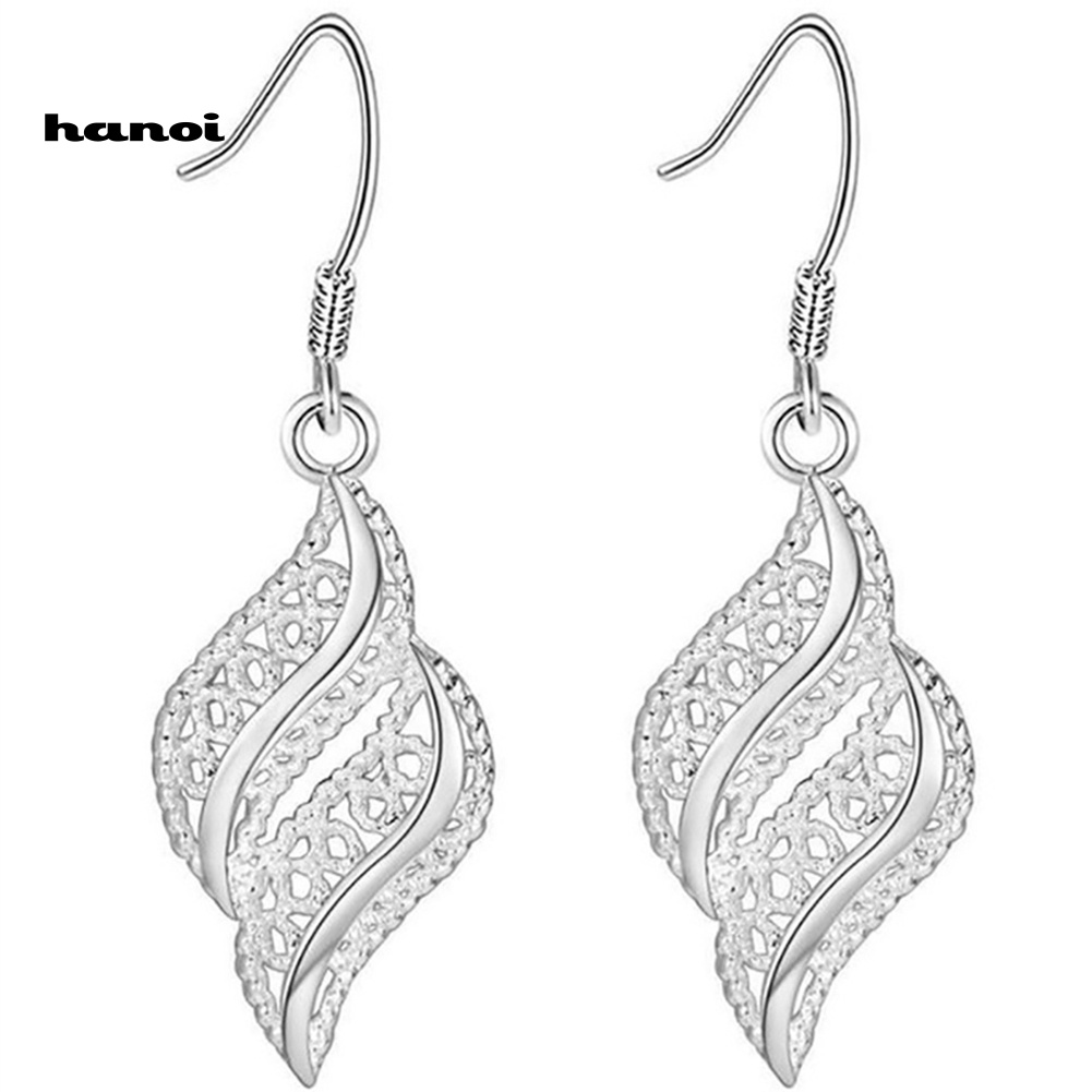 Đôi Khuyên Tai Kim Loại Thiết Kế Vintage Cho Nữ