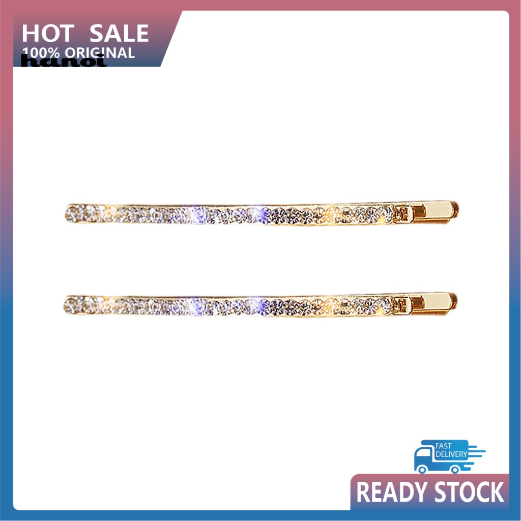 Set 2 / 4 Kẹp Tóc Đính Đá Thời Trang Nữ