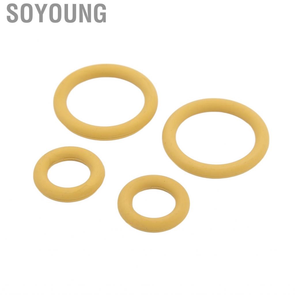 Soyoung Turbo Pedestal O Ring Gaskets  Rubber High Precision 4pcs F4TZ‑6N653‑A for Car