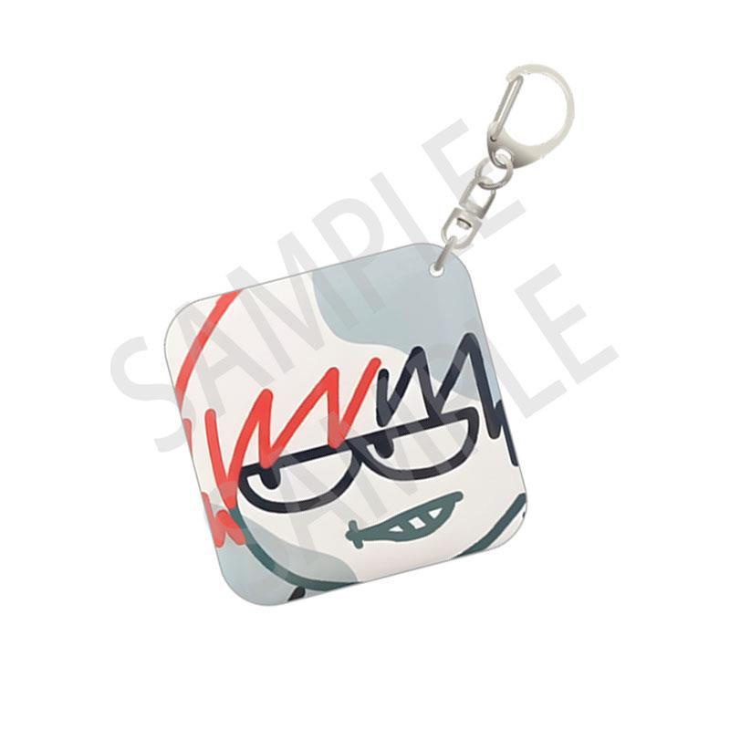 Móc Chìa Khóa Bằng Acrylic Họa Tiết Hoạt Hình Gojo Satoru Geto Suguru Dễ Thương